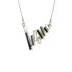 Structure Pendant Necklace 104D