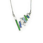 Structure Pendant Necklace 104D