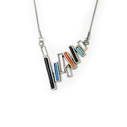 Structure Pendant Necklace 104D