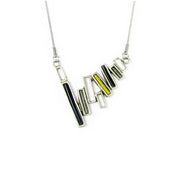 Structure Pendant Necklace 104D