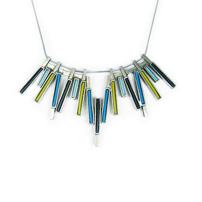 Structure Pendant Necklace 106D