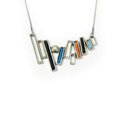 Structure Pendant Necklace 94D